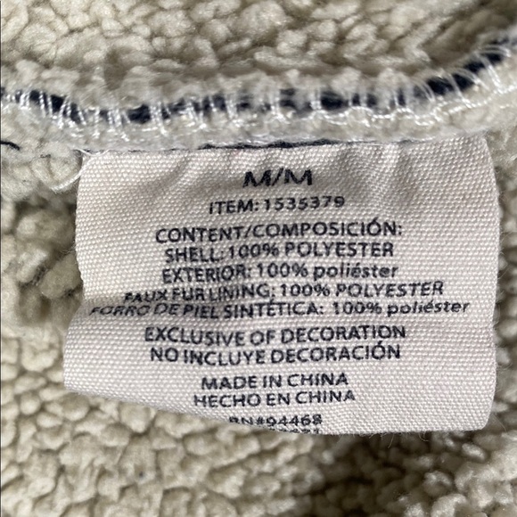 SAGE Collective Sherpa Lined Flannel Jacket Women’s M Black White Plaid Coat - Picture 10 of 10